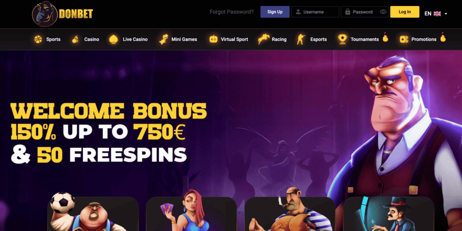 DonBet – bookmakers not on GamStop